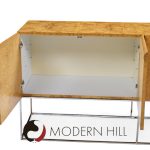 Milo Baughman for Thayer Coggin Mid Century Burlwood Credenza