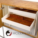 Milo Baughman for Thayer Coggin Mid Century Burlwood Credenza