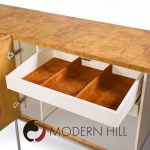 Milo Baughman for Thayer Coggin Mid Century Burlwood Credenza
