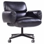 Otto Zapf for Knoll Mid Century Black Leather Management Office Chair | Mid Century Modern Furniture - Mid Century Furniture Chicago Otto Zapf for Knoll Mid Century Black Leather Management Office Chair