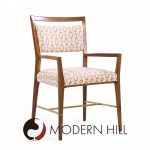 Paul Mccobb for Calvin Irwin Collection Mid Century Walnut and Brass Dining Chairs - Set of 8 | Mid Century Modern Furniture - Mid Century Furniture Chicago Paul Mccobb for Calvin Irwin Collection Mid Century Walnut and Brass Dining Chairs - Set of 8