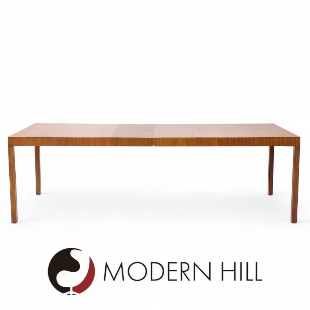 Robsjohn Gibbings for Widdicomb Constellation Mid Century Walnut Expanding Dining Table with 2 Leaves