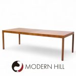 Robsjohn Gibbings for Widdicomb Constellation Mid Century Walnut Expanding Dining Table with 2 Leaves