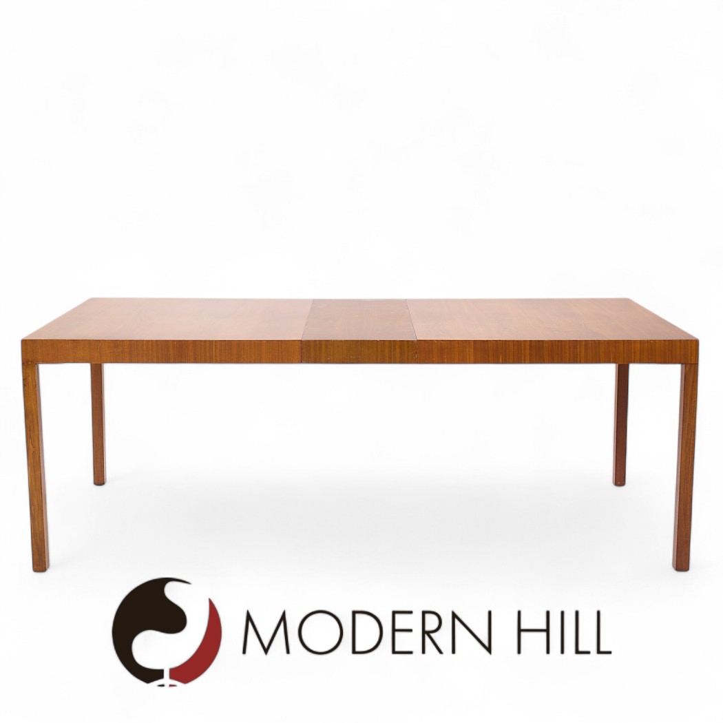 Robsjohn Gibbings for Widdicomb Constellation Mid Century Walnut Expanding Dining Table with 2 Leaves