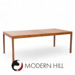 Robsjohn Gibbings for Widdicomb Constellation Mid Century Walnut Expanding Dining Table with 2 Leaves