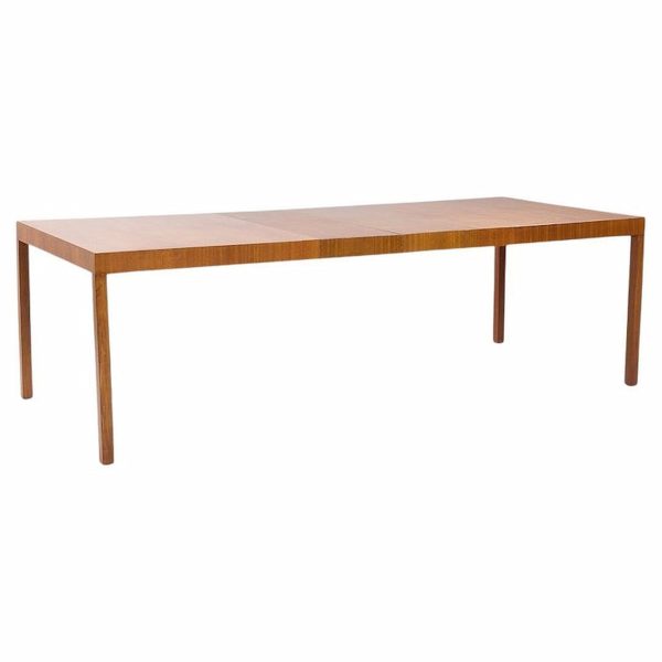 Robsjohn Gibbings for Widdicomb Constellation Mid Century Walnut Expanding Dining Table with 2 Leaves