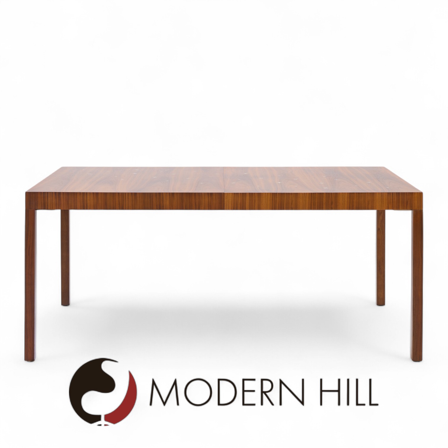 Robsjohn Gibbings for Widdicomb Constellation Mid Century Walnut Expanding Dining Table with 2 Leaves