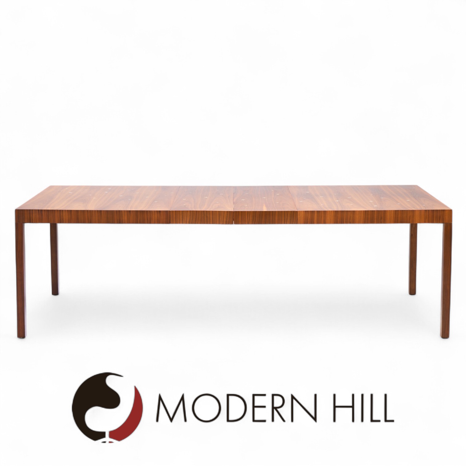 Robsjohn Gibbings for Widdicomb Constellation Mid Century Walnut Expanding Dining Table with 2 Leaves