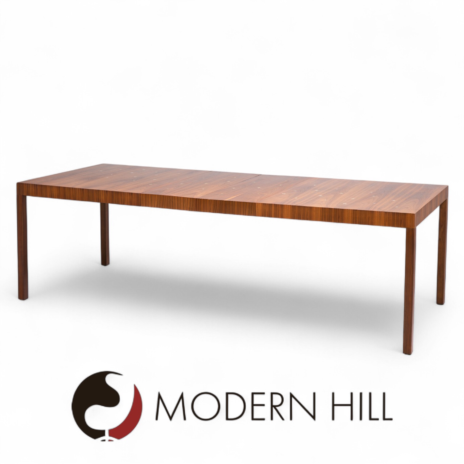Robsjohn Gibbings for Widdicomb Constellation Mid Century Walnut Expanding Dining Table with 2 Leaves