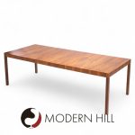 Robsjohn Gibbings for Widdicomb Constellation Mid Century Walnut Expanding Dining Table with 2 Leaves | Mid Century Modern Furniture - Mid Century Furniture Chicago Robsjohn Gibbings for Widdicomb Constellation Mid Century Walnut Expanding Dining Table with 2 Leaves
