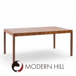 Robsjohn Gibbings for Widdicomb Constellation Mid Century Walnut Expanding Dining Table with 2 Leaves | Mid Century Modern Furniture - Mid Century Furniture Chicago Robsjohn Gibbings for Widdicomb Constellation Mid Century Walnut Expanding Dining Table with 2 Leaves