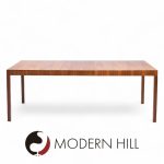Robsjohn Gibbings for Widdicomb Constellation Mid Century Walnut Expanding Dining Table with 2 Leaves | Mid Century Modern Furniture - Mid Century Furniture Chicago Robsjohn Gibbings for Widdicomb Constellation Mid Century Walnut Expanding Dining Table with 2 Leaves
