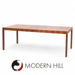 Robsjohn Gibbings for Widdicomb Constellation Mid Century Walnut Expanding Dining Table with 2 Leaves | Mid Century Modern Furniture - Mid Century Furniture Chicago Robsjohn Gibbings for Widdicomb Constellation Mid Century Walnut Expanding Dining Table with 2 Leaves