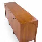 T.h. Robsjohn-gibbings for Widdicomb Mid Century Walnut Colosseum Credenza