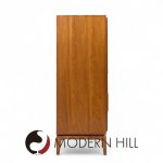 Thomasville Mid Century Sculptural Arched Walnut and Burlwood Highboy Dresser | Mid Century Modern Furniture - Mid Century Furniture Chicago Thomasville Mid Century Sculptural Arched Walnut and Burlwood Highboy Dresser