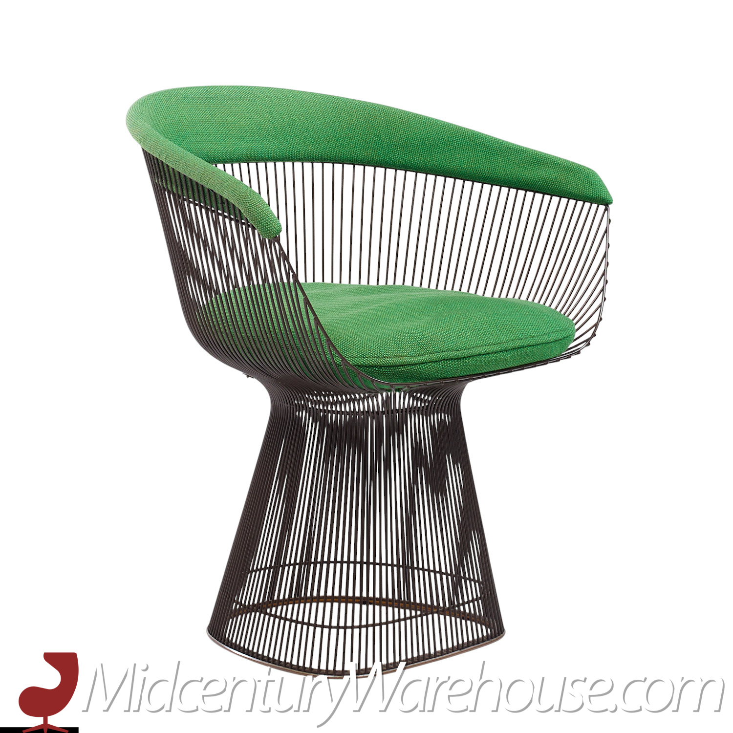 Warren Platner for Knoll Mid Century Bronze Dining Chairs - Set of 4
