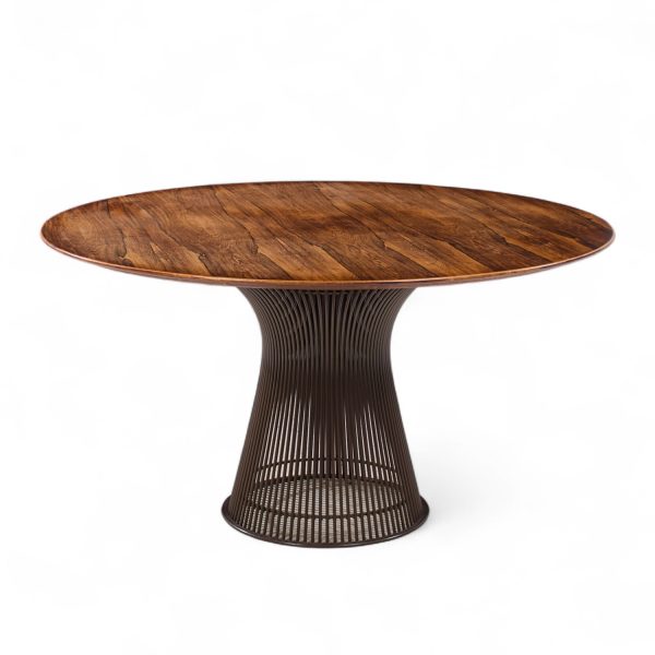 Warren Platner for Knoll Mid Century Rosewood and Bronze Dining Table