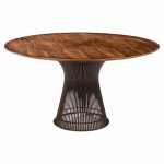 Warren Platner for Knoll Mid Century Rosewood and Bronze Dining Table | Mid Century Modern Furniture - Mid Century Furniture Chicago Warren Platner for Knoll Mid Century Rosewood and Bronze Dining Table
