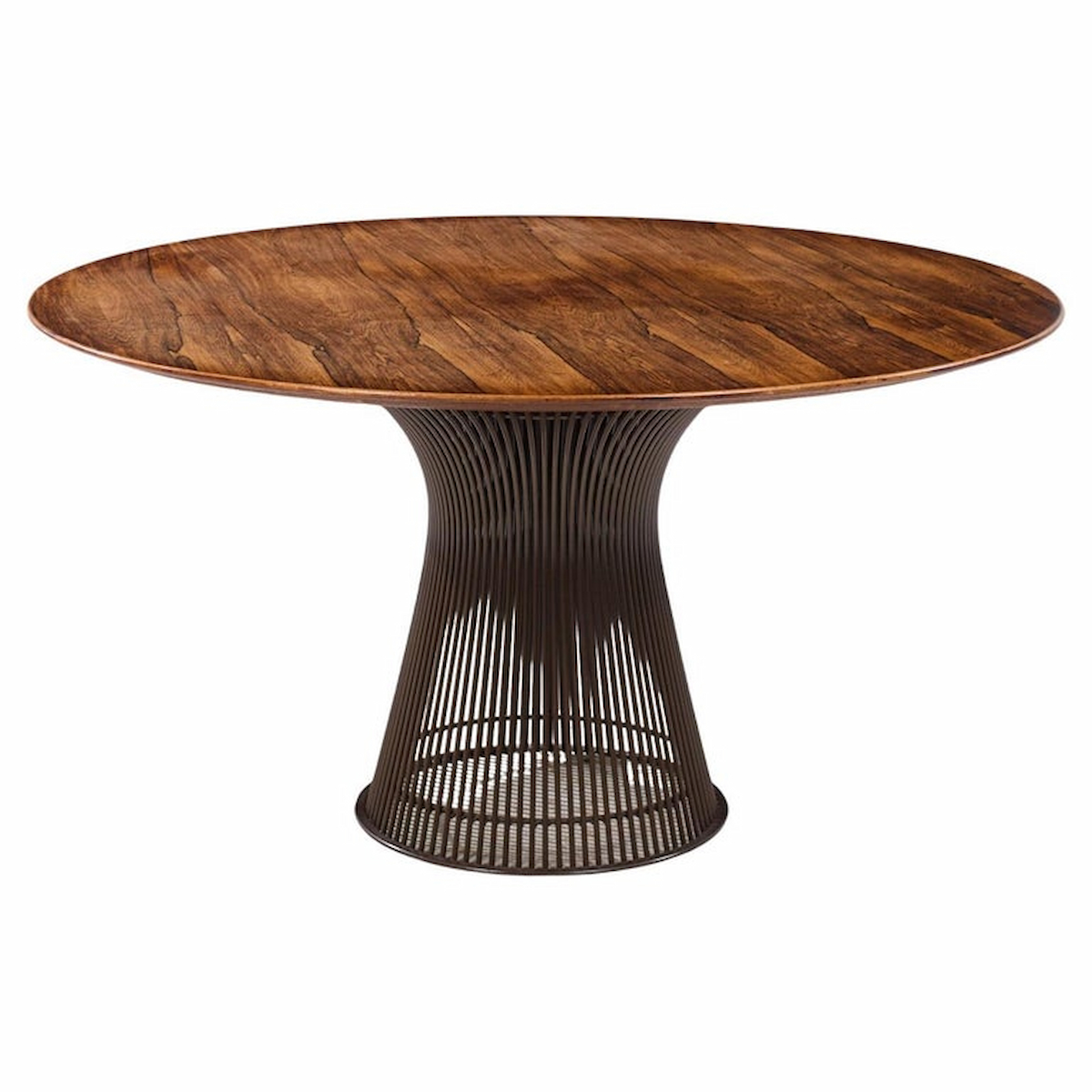 Warren Platner for Knoll Mid Century Rosewood and Bronze Dining Table