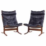 Westnofa Mid Century Siesta Norwegian Bentwood and Leather Lounge Chairs - Pair | Mid Century Modern Furniture - Mid Century Furniture Chicago Westnofa Mid Century Siesta Norwegian Bentwood and Leather Lounge Chairs - Pair