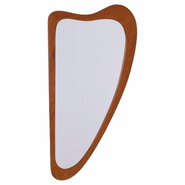 Aarhus Glasimport Mid Century Danish Teak Wall Mirror