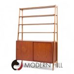 Arne Vodder Style Mid Century Danish Teak Book Shelf Credenza | Mid Century Modern Furniture - Mid Century Furniture Chicago Arne Vodder Style Mid Century Danish Teak Book Shelf Credenza