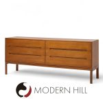 Arne Wahl Iversen for Vinde Mobler Mid Century Danish Teak Lowboy Dresser | Mid Century Modern Furniture - Mid Century Furniture Chicago Arne Wahl Iversen for Vinde Mobler Mid Century Danish Teak Lowboy Dresser