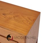 Arne Wahl Iversen for Vinde Mobler Mid Century Danish Teak Lowboy Dresser | Mid Century Modern Furniture - Mid Century Furniture Chicago Arne Wahl Iversen for Vinde Mobler Mid Century Danish Teak Lowboy Dresser