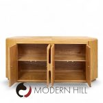 Bielecky Brothers Style Mid Century Split Pencil Reed Bamboo Credenza | Mid Century Modern Furniture - Mid Century Furniture Chicago Bielecky Brothers Style Mid Century Split Pencil Reed Bamboo Credenza