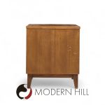 Broyhill Brasilia Mid Century Walnut Commode Nightstand | Mid Century Modern Furniture - Mid Century Furniture Chicago Broyhill Brasilia Mid Century Walnut Commode Nightstand