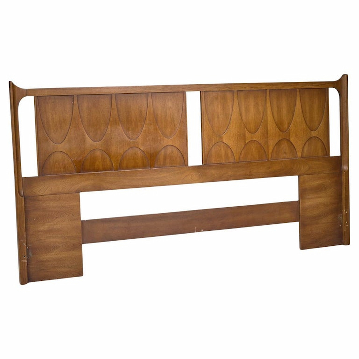 Broyhill Brasilia Mid Century Walnut King Headboard