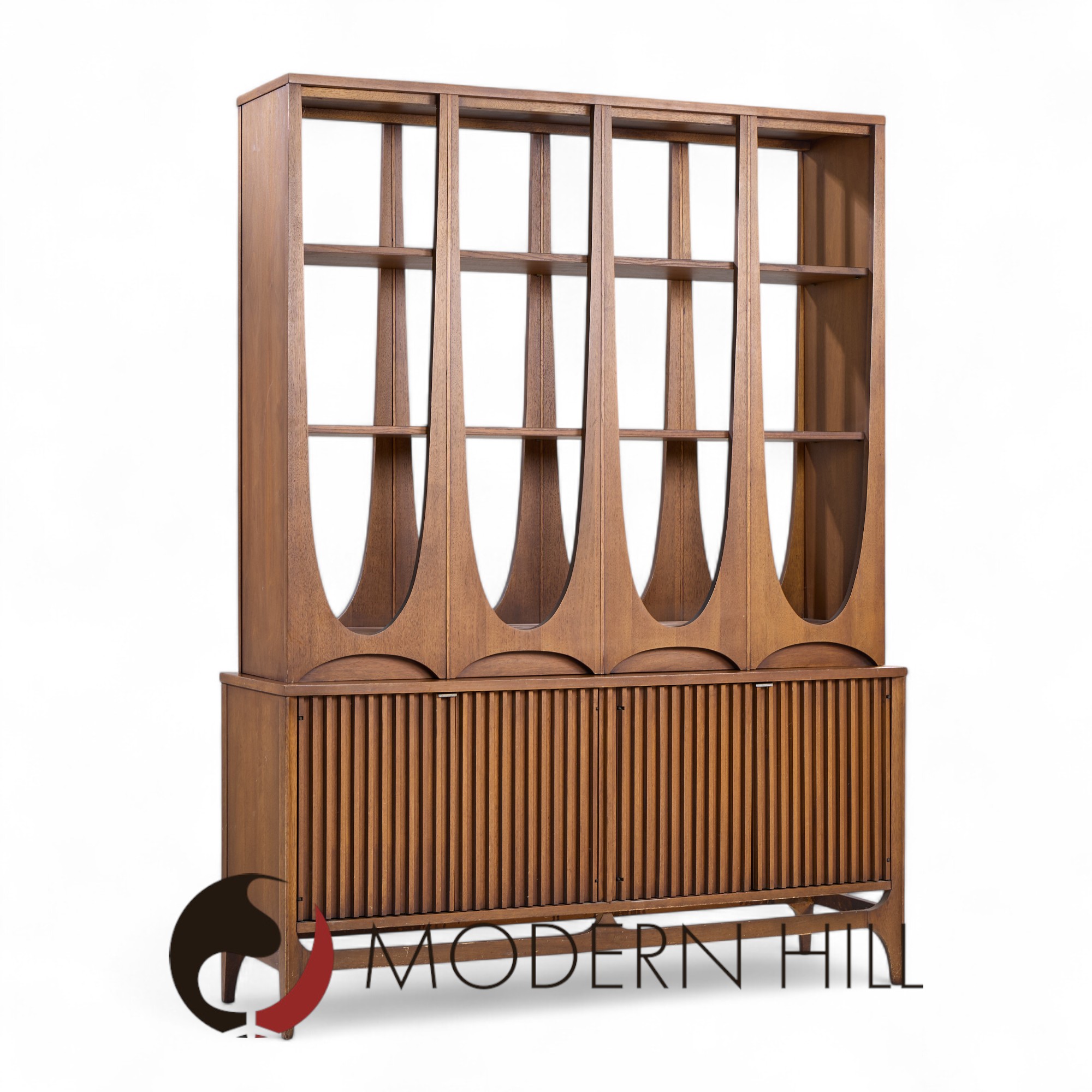 Broyhill Brasilia Mid Century Walnut Room Divider