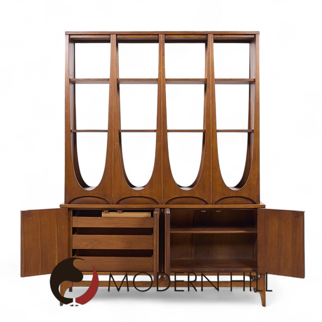 Broyhill Brasilia Mid Century Walnut Room Divider