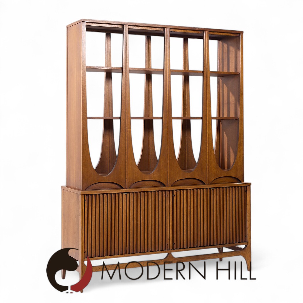 Broyhill Brasilia Mid Century Walnut Room Divider