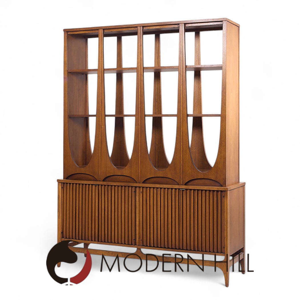 Broyhill Brasilia Mid Century Walnut Room Divider