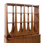 Broyhill Brasilia Mid Century Walnut Room Divider | Mid Century Modern Furniture - Mid Century Furniture Chicago Broyhill Brasilia Mid Century Walnut Room Divider