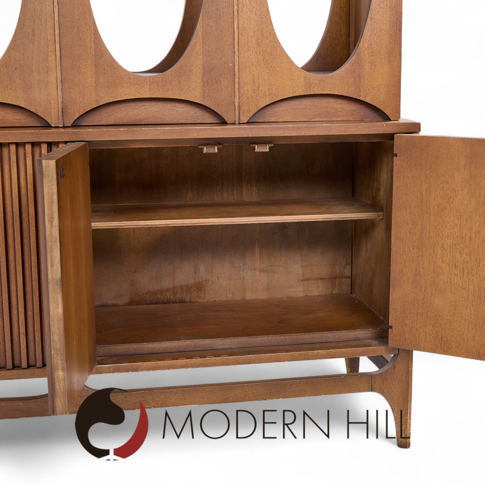 Broyhill Brasilia Mid Century Walnut Room Divider