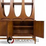 Broyhill Brasilia Mid Century Walnut Room Divider | Mid Century Modern Furniture - Mid Century Furniture Chicago Broyhill Brasilia Mid Century Walnut Room Divider