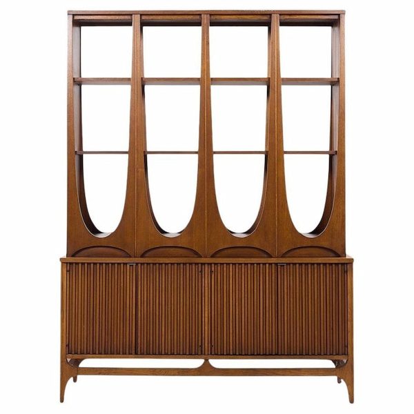 Broyhill Brasilia Mid Century Walnut Room Divider