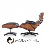 Charles and Ray Eames for Herman Miller Mid Century Rosewood Lounge Chair and Ottoman