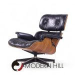 Charles and Ray Eames for Herman Miller Mid Century Rosewood Lounge Chair and Ottoman