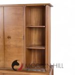 Drexel Counterpoint Mid Century Tambour Door Credenza and Hutch | Mid Century Modern Furniture - Mid Century Furniture Chicago Drexel Counterpoint Mid Century Tambour Door Credenza and Hutch