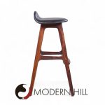 Erik Buch for Oddense Møbler Od-61 Mid Century Danish Rosewood Bar Stools - Set of 4 | Mid Century Modern Furniture - Mid Century Furniture Chicago Erik Buch for Oddense Møbler Od-61 Mid Century Danish Rosewood Bar Stools - Set of 4
