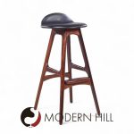 Erik Buch for Oddense Møbler Od-61 Mid Century Danish Rosewood Bar Stools - Set of 4 | Mid Century Modern Furniture - Mid Century Furniture Chicago Erik Buch for Oddense Møbler Od-61 Mid Century Danish Rosewood Bar Stools - Set of 4
