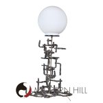 Fantoni Brutalist Mid Century Iron Lamp | Mid Century Modern Furniture - Mid Century Furniture Chicago Fantoni Brutalist Mid Century Iron Lamp