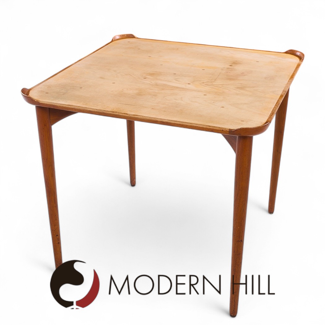 Finn Juhl for Baker Mid Century Teak Game Table