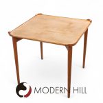 Finn Juhl for Baker Mid Century Teak Game Table | Mid Century Modern Furniture - Mid Century Furniture Chicago Finn Juhl for Baker Mid Century Teak Game Table