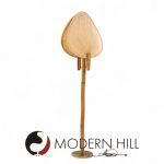 Ingo Maurer Style Mid Century Palm Fan Floor Lamp