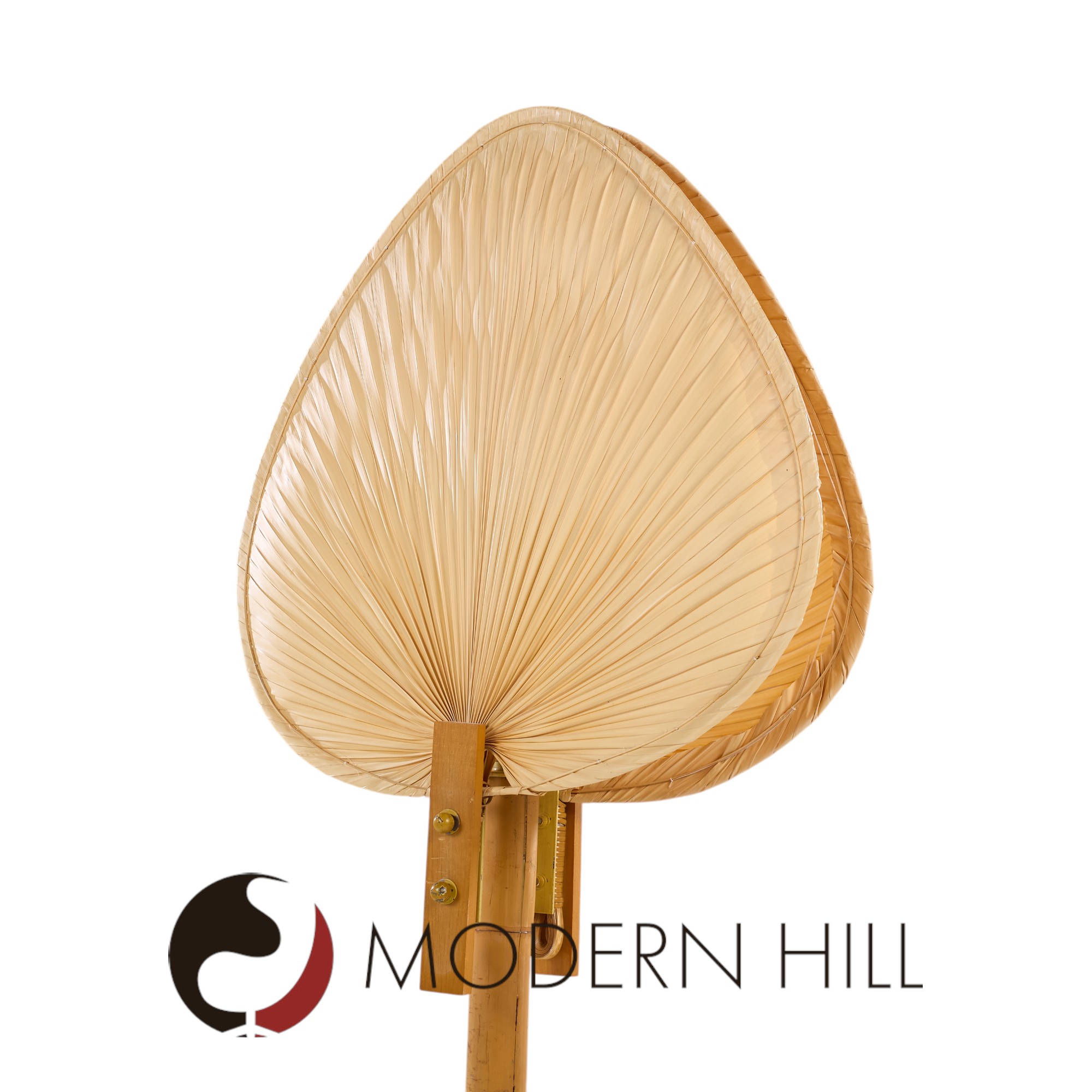 Ingo Maurer Style Mid Century Palm Fan Floor Lamp