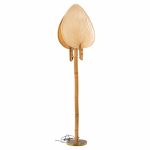 Ingo Maurer Style Mid Century Palm Fan Floor Lamp